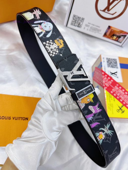 Belt LV Louis Vuitton's top tier replicaThe waistband is made of 100% cowhide, ensuring a ge a6g4raiw - Image 7
