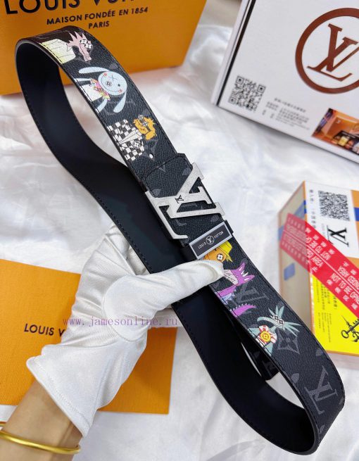 Belt LV Louis Vuitton's top tier replicaThe waistband is made of 100% cowhide, ensuring a ge a6g4raiw - Image 9