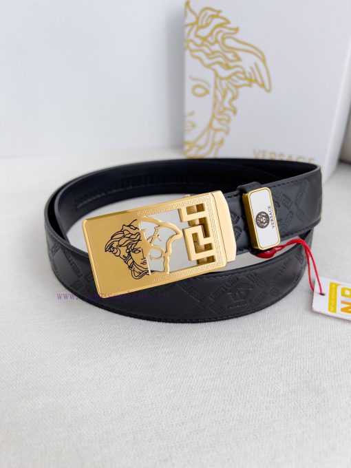 Versace Versace. ️ Belt and belt automatic beltAutomatic belt, classic head buckle made of p duh1mxze - Image 3