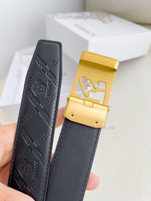 Versace Versace. ️ Belt and belt automatic beltAutomatic belt, classic head buckle made of p r6uigtpg - Image 6