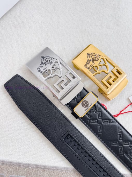 Versace Versace. ️ Belt and belt automatic beltAutomatic belt, classic head buckle made of p duh1mxze - Image 10
