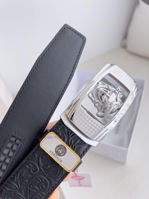 Versace Versace. ️ Belt and belt automatic beltAutomatic belt, classic head buckle made of p 6p4explr - Image 9