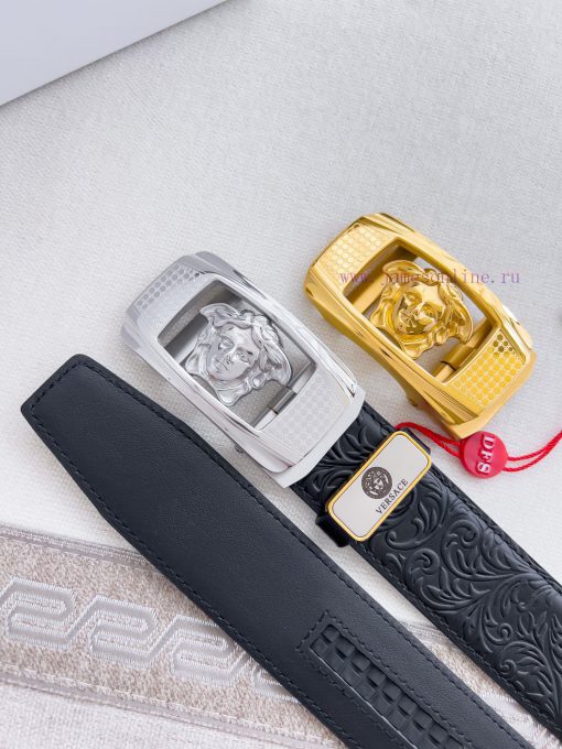 Versace Versace. ️ Belt and belt automatic beltAutomatic belt, classic head buckle made of p 6p4explr - Image 10