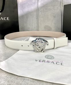 Width 4.0cm Versace This soft belt is adorned with a 3D Medusa belt buckle, which can be pai lhczyu7d