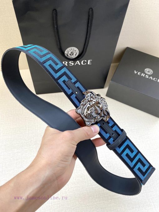 Width 3.8cm Versace This satin belt from Versace has a very casual style, adorned with the i umn81nt8 - Image 4
