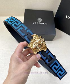 Width 3.8cm Versace This satin belt from Versace has a very casual style, adorned with the i 5hanrr0p
