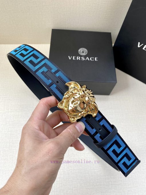 Width 3.8cm Versace This satin belt from Versace has a very casual style, adorned with the i 5hanrr0p