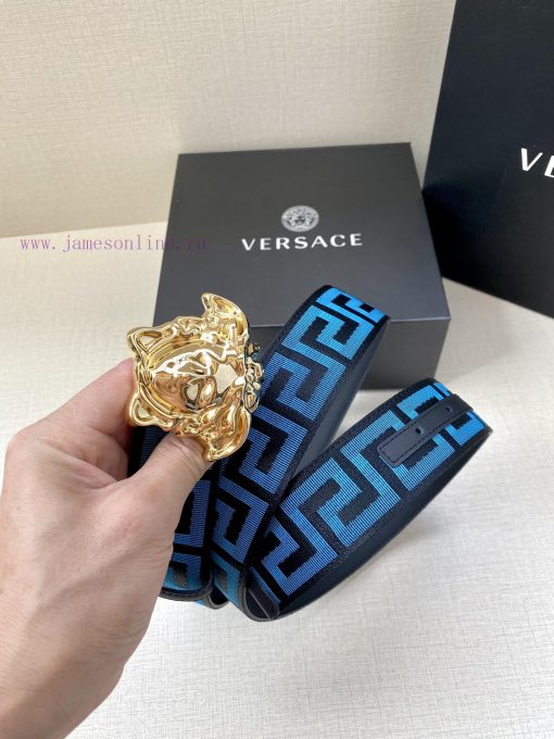 Width 3.8cm Versace This satin belt from Versace has a very casual style, adorned with the i 5hanrr0p - Image 4