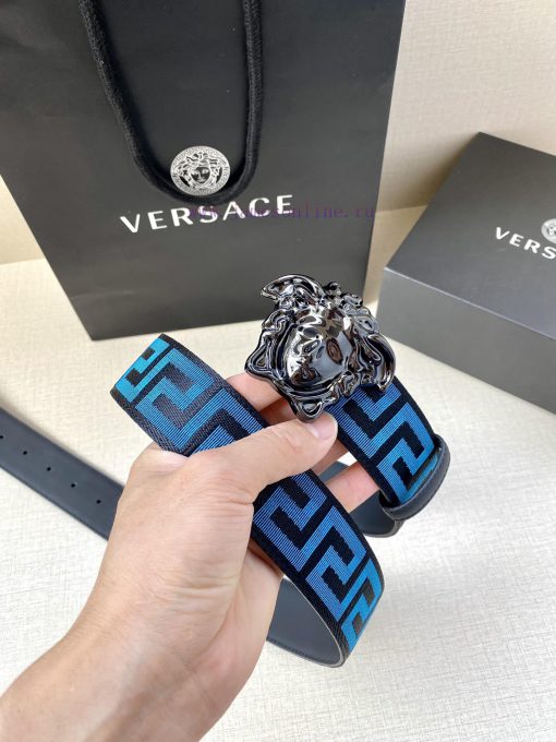 Width 3.8cm Versace This satin belt from Versace has a very casual style, adorned with the i k166dupw - Image 5