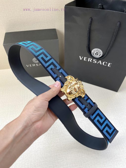 Width 3.8cm Versace This satin belt from Versace has a very casual style, adorned with the i 5hanrr0p - Image 6