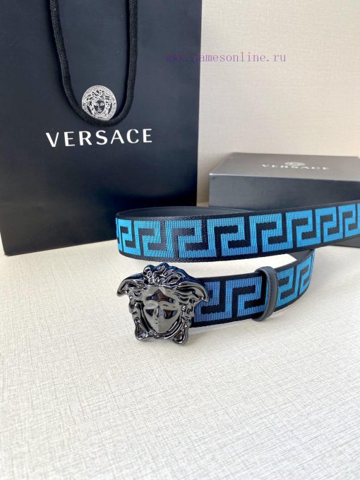 Width 3.8cm Versace This satin belt from Versace has a very casual style, adorned with the i k166dupw - Image 6