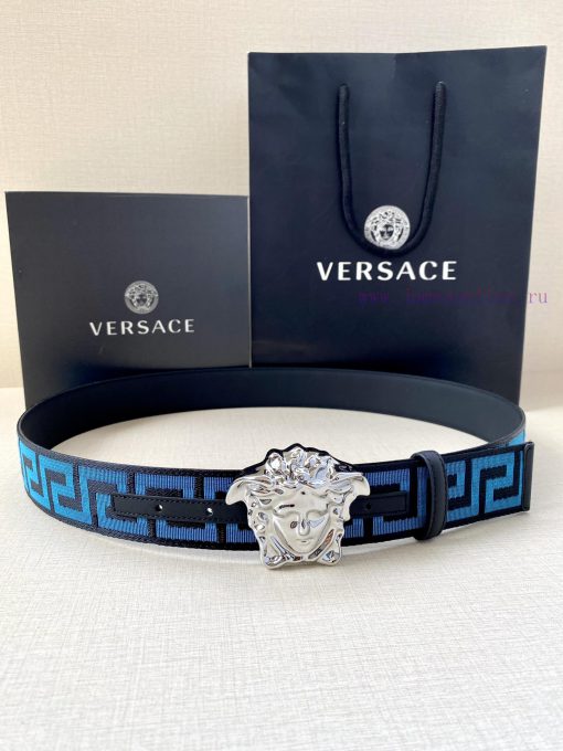 Width 3.8cm Versace This satin belt from Versace has a very casual style, adorned with the i 2g1ju2p1 - Image 4