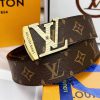 Belt LV Louis Vuitton Top Remakes-The waistband is made of 100% imported top layer cowhide, jlq14jl2