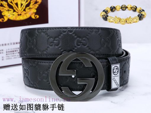Belt Gucci Gucci️The waist belt is made of 100% cowhide, ensuring that the genuine leather i daf1nuot - Image 2