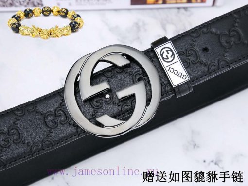 Belt Gucci Gucci️The waist belt is made of 100% cowhide, ensuring that the genuine leather i daf1nuot - Image 7