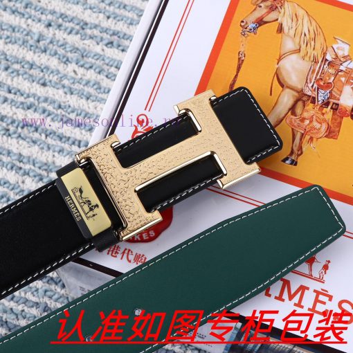 Men's belt HermesMen's leather belt is made of 100% head layer cowhide, ensuring that the 24 8aad7d2b - Image 8