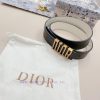 Remastered imported original factory leather belt, women's casual belt 3.0cm, Dior new style wscj2mov