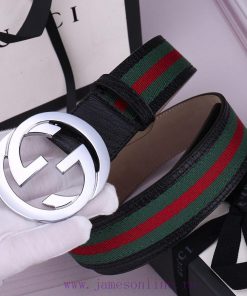 Gucci has shipped a double-sided leather belt with the same ribbon series, made of top layer mpewi1dz
