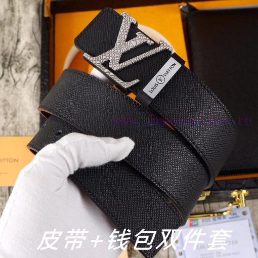 LV. Yilu Weideng Double Piece SetWooden box, belt+wallet, two-piece setGrade: Imported 100% vecw96yq - Image 3