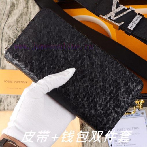 LV. Yilu Weideng Double Piece SetWooden box, belt+wallet, two-piece setGrade: Imported 100% 6ikfixi9 - Image 9