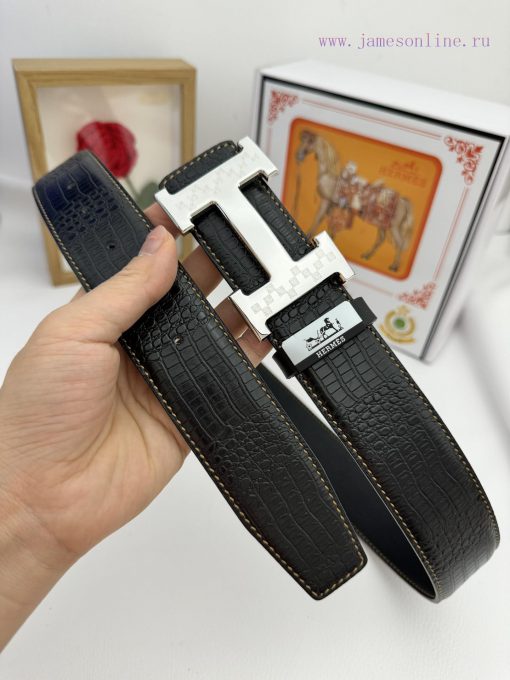 Hermes Hermès  Material: Leather Belt with 100% Head Layer. The leather belt is guaranteed t xwnf6p0u - Image 3