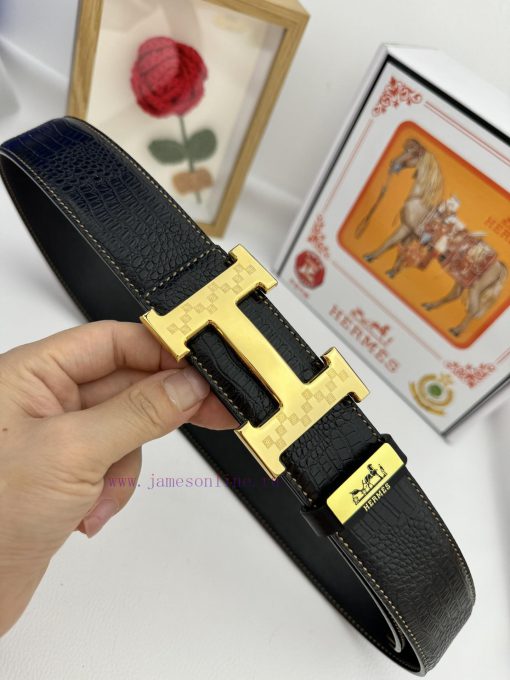 Hermes Hermès  Material: Leather Belt with 100% Head Layer. The leather belt is guaranteed t sq7nj4d6 - Image 6