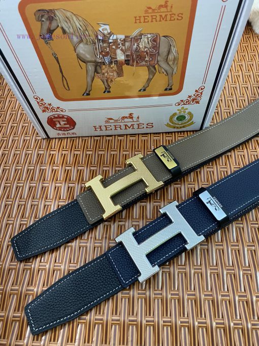 Hermes Hermès Material: Leather Belt with 100% Head Layer. The leather belt is guaranteed to m0899hje - Image 2