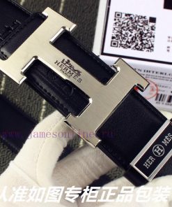 Hermes Her..mes️Identify and receive a punch as a giftMaterial: 100% head layer cowhide belt owfflb81
