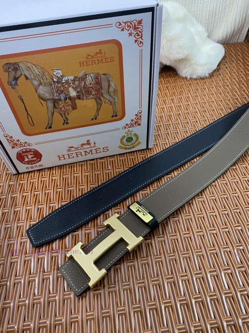 Hermes Hermès Material: Leather Belt with 100% Head Layer. The leather belt is guaranteed to m0899hje - Image 10