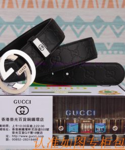 Belt and belt Gucci leather beltMen's belt material: 100% head layer cowhide belt, guarantee op2ujbcw