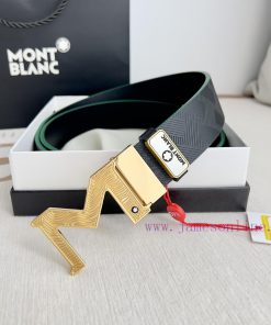 Montblanc Montblanc ️ Belt and beltBuckle, new original classic boutique two-color buckle, p 0oasxmj4