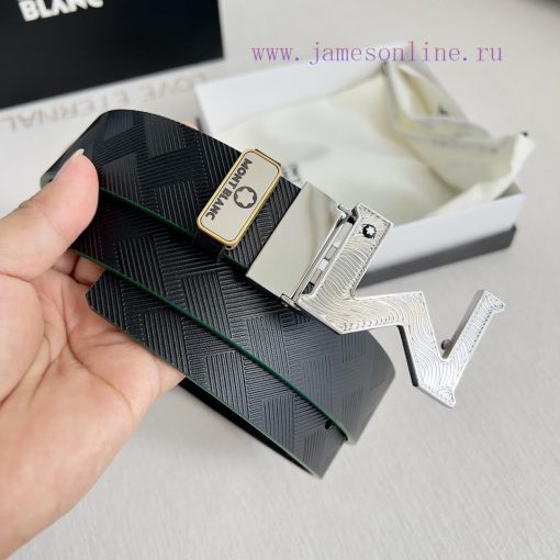Montblanc Montblanc ️ Belt and beltBuckle, new original classic boutique two-color buckle, p onwbdwa0 - Image 3