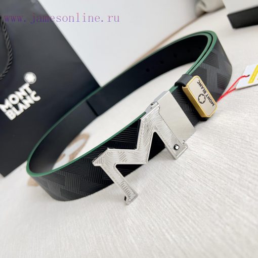 Montblanc Montblanc ️ Belt and beltBuckle, new original classic boutique two-color buckle, p onwbdwa0 - Image 4