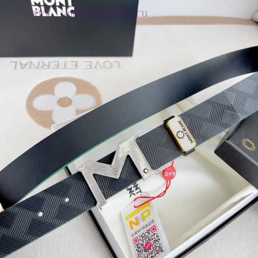 Montblanc Montblanc ️ Belt and beltBuckle, new original classic boutique two-color buckle, p onwbdwa0 - Image 5