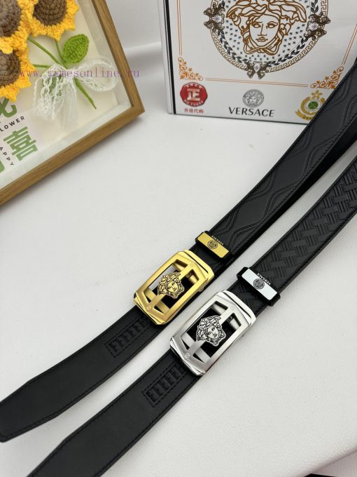Versace automatic beltMaterial: Leather Belt with 100% Head Layer. The leather belt is guara j6l5tikt - Image 2
