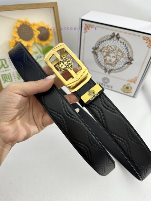 Versace automatic beltMaterial: Leather Belt with 100% Head Layer. The leather belt is guara j6l5tikt - Image 8