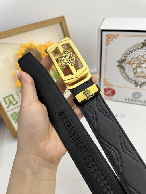 Versace automatic beltMaterial: Leather Belt with 100% Head Layer. The leather belt is guara j6l5tikt - Image 10