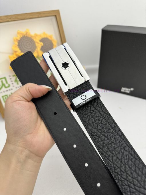MontblancMaterial: Leather Belt with 100% Head Layer. The leather belt is guaranteed to be g 4muwhd1f - Image 9