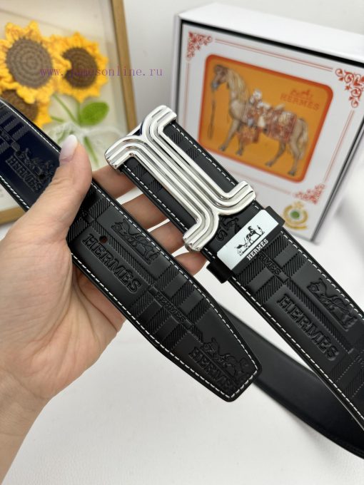 Hermes Hermès  Material: Leather Belt with 100% Head Layer. The leather belt is guaranteed t 5uykdsiv - Image 4