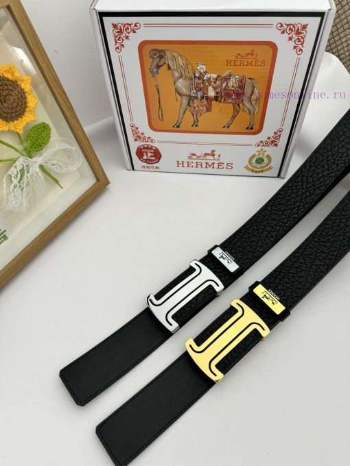 Hermes Hermès  Material: Leather Belt with 100% Head Layer. The leather belt is guaranteed t h9jb1hzd - Image 2