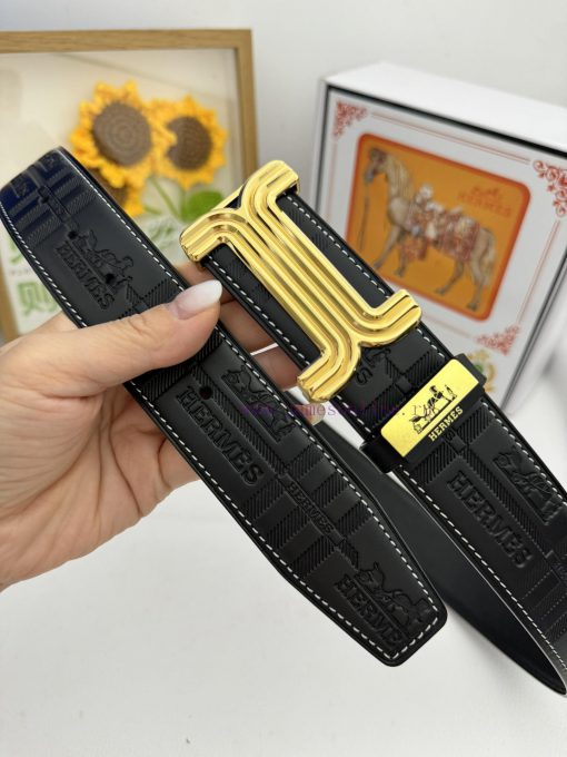 Hermes Hermès  Material: Leather Belt with 100% Head Layer. The leather belt is guaranteed t 9t6udvtz - Image 4