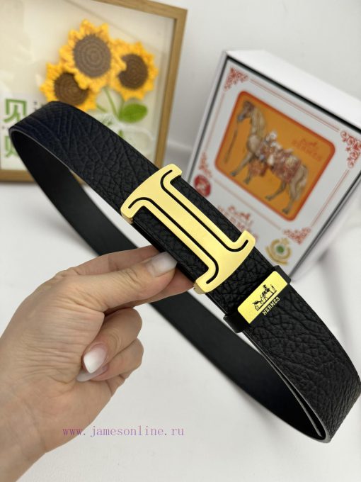 Hermes Hermès  Material: Leather Belt with 100% Head Layer. The leather belt is guaranteed t h9jb1hzd - Image 5