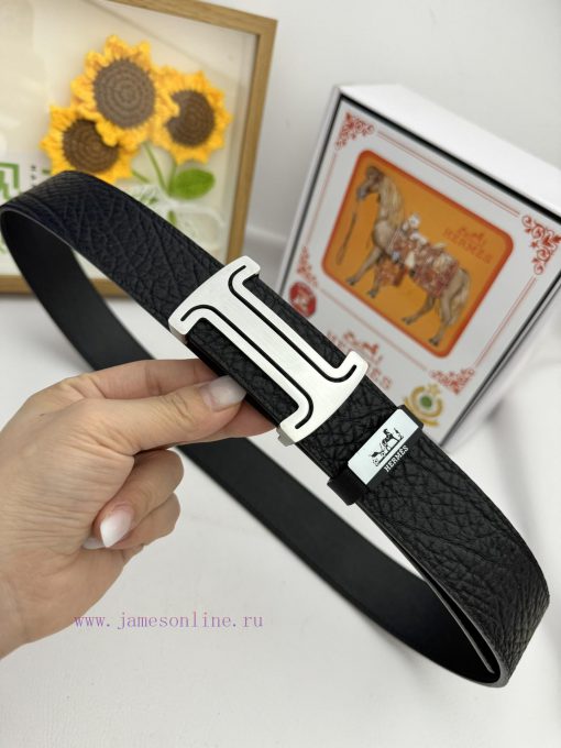 Hermes Hermès  Material: Leather Belt with 100% Head Layer. The leather belt is guaranteed t h9jb1hzd - Image 6