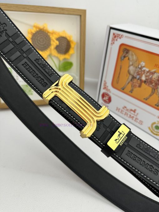 Hermes Hermès  Material: Leather Belt with 100% Head Layer. The leather belt is guaranteed t 9t6udvtz - Image 8