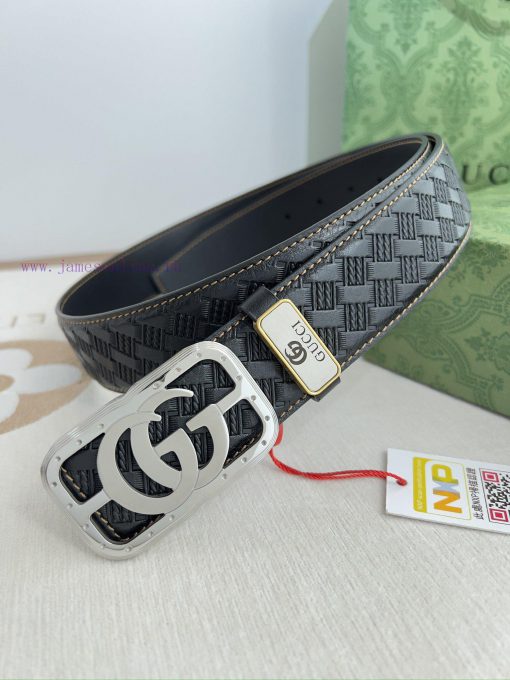 Gucci Gucci Belt ️ BeltHanging buckle, pure steel material buckle head, top layer cowhide, p edjbru40 - Image 2