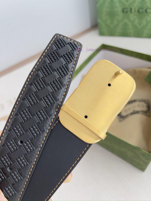 Gucci Gucci Belt ️ BeltHanging buckle, pure steel material buckle head, top layer cowhide, p sn7l52ul - Image 6