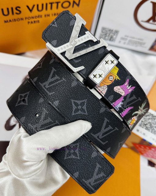 Belt LV Louis Vuitton Top Remakes-The waistband is made of 100% imported top layer cowhide, cjf2q57x - Image 3
