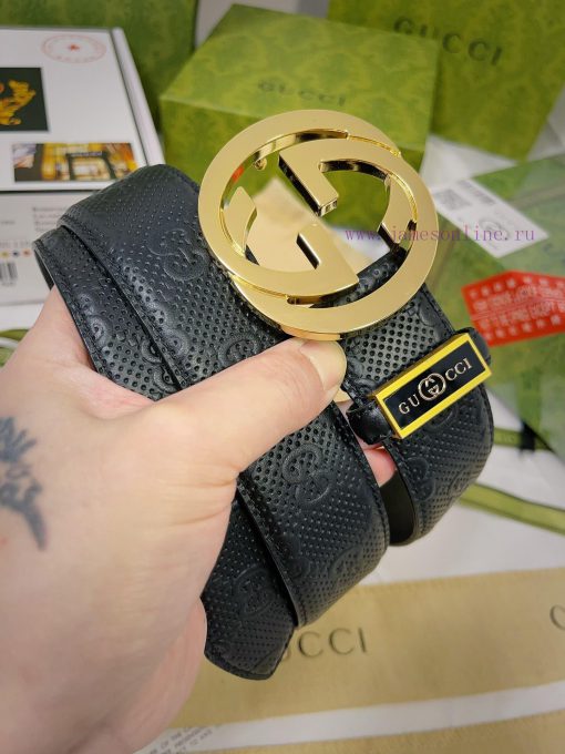 Belt Gucci Gucci️Belt made of 100% head layer cowhide, guaranteed genuine leather, 24k pure a786l7in