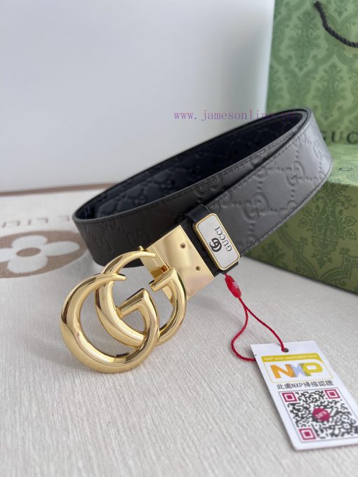 Gucci Gucci Belt ️ BeltHanging buckle, pure copper material buckle head, top layer cowhide, 5ixwo6p2 - Image 2