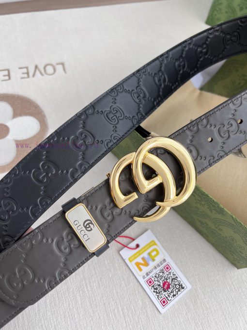 Gucci Gucci Belt ️ BeltHanging buckle, pure copper material buckle head, top layer cowhide, 5ixwo6p2 - Image 5